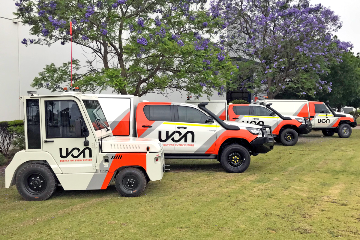 Vehicle and machinery graphics and wraps Perth Vehicle Graphics 3 Vehicle graphics applied to UON fleet including cars, utes and machinery
