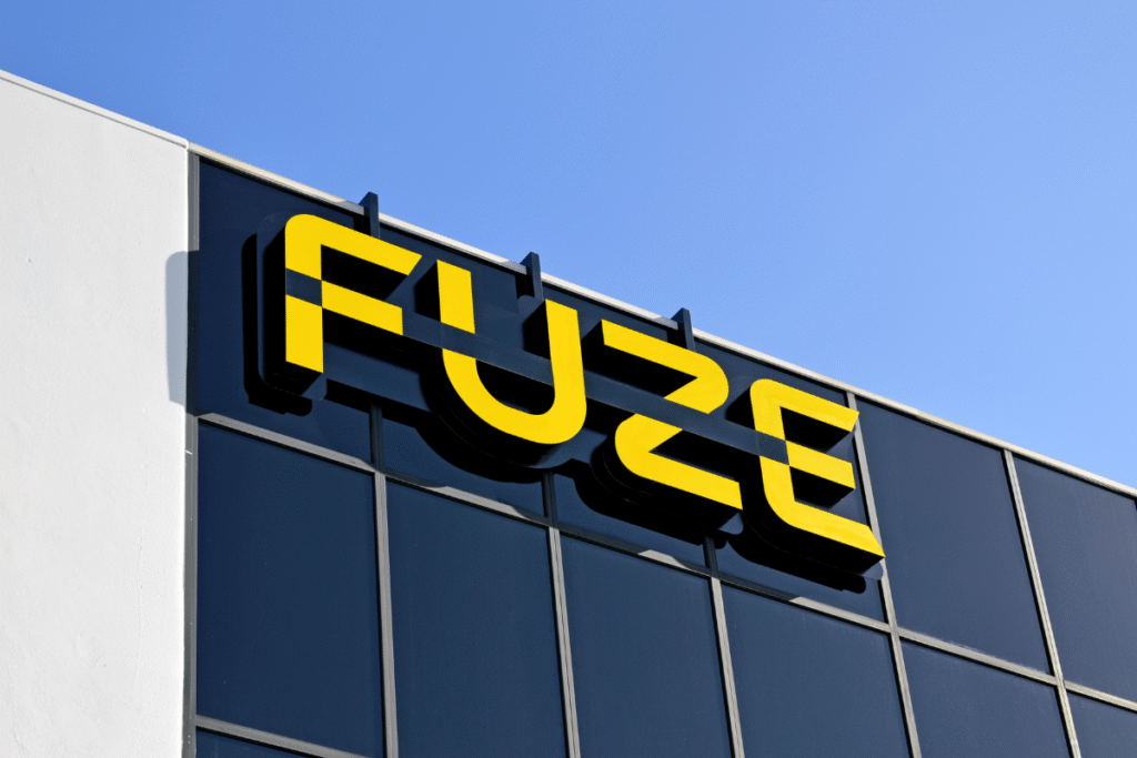 illuminated building sign perth FUZE - Relocation Signage Strategy 8 FUZE corporate building sign