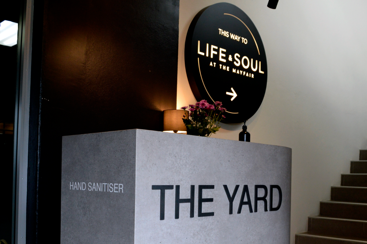 The Yard Reception Signage Perth Go Graphics Reception Signage 7 The Yard gym in Perth entrance displaying reception signs